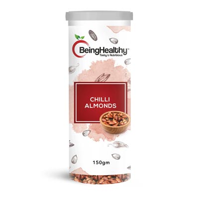 Being Healthy Chilli Almonds 150g