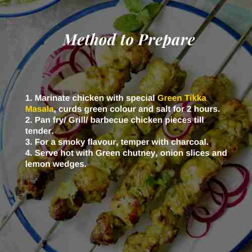 GREEN CHICKEN TIKKA