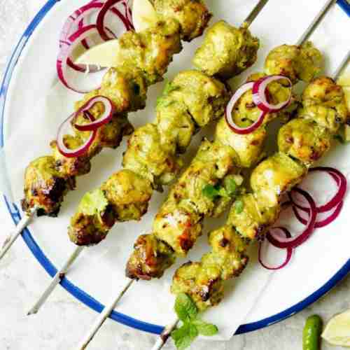 GREEN CHICKEN TIKKA