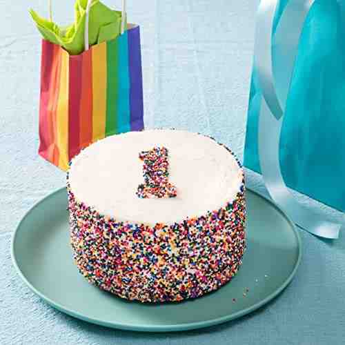 rainbow ball cake decoration