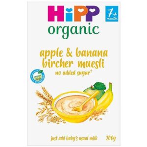Hipp Organic Organic Apple & Banana Bircher Muesli Cereal - 200g Cereal (200 g, 7+ Months)